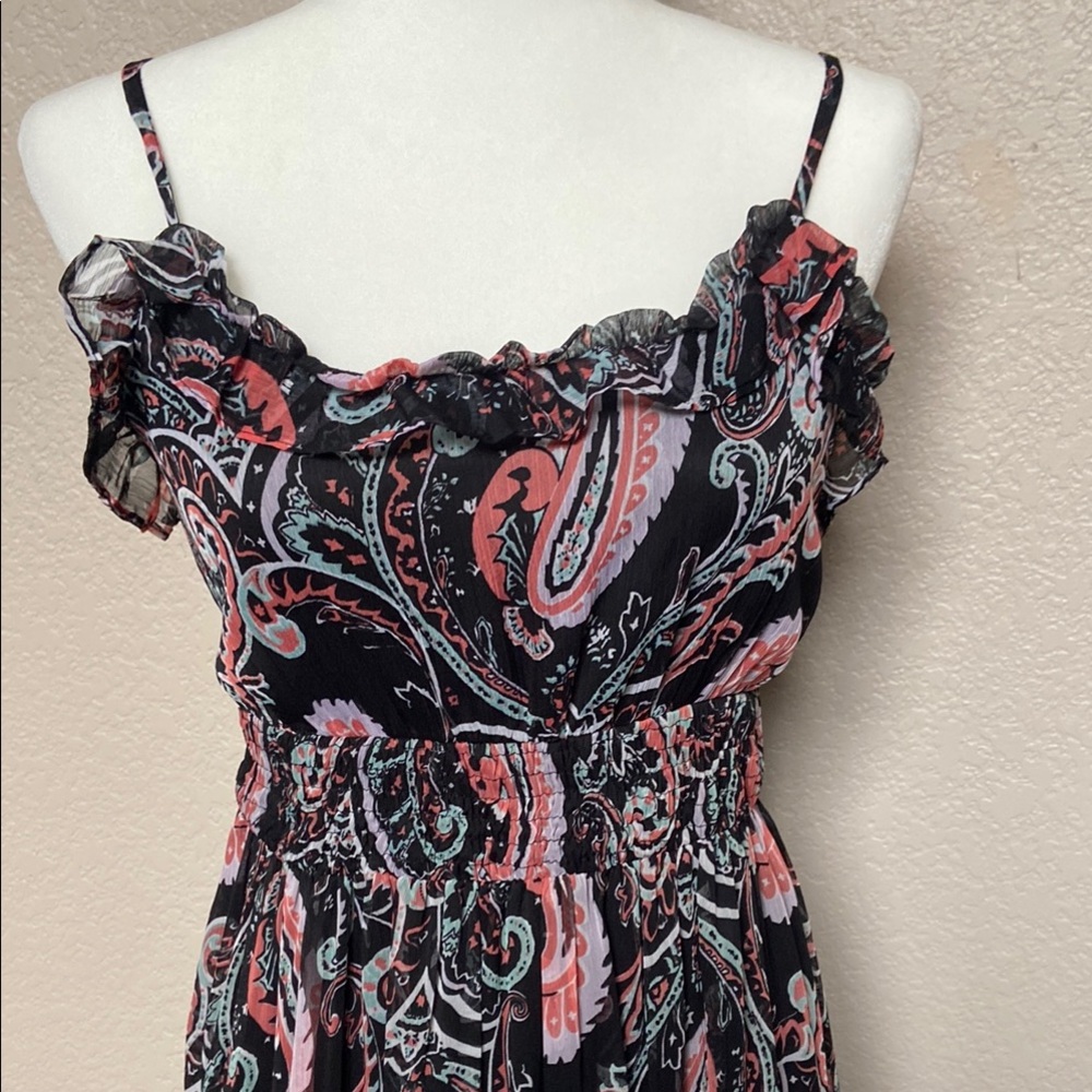 Sale 2/$15* Elegant Paisley Print Dress. Ambience, size S - Picture 4 of 12
